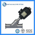 Stainless Steel Plastic Pneumatic Welded Angle Seat Valve